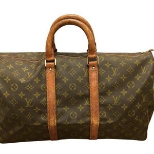 Authentic Louis Vuitton overnight tote bag
